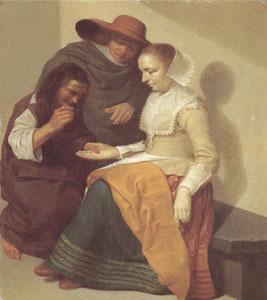 Jacob Van Velsen The Fortune Teller (mk05) oil painting image